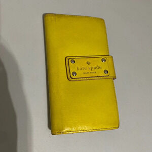 Kate Spade Yellow Wallet/Card Holder